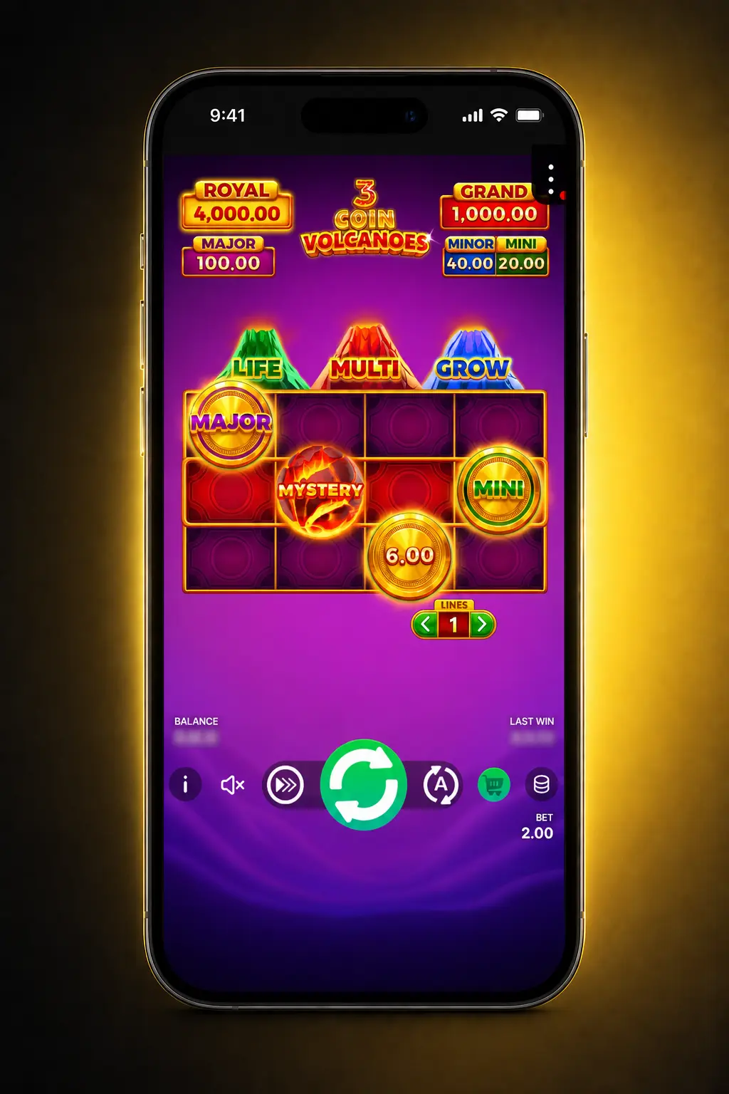 Casiroom casino lobby showing slots, crash games, and live dealer games after first deposit