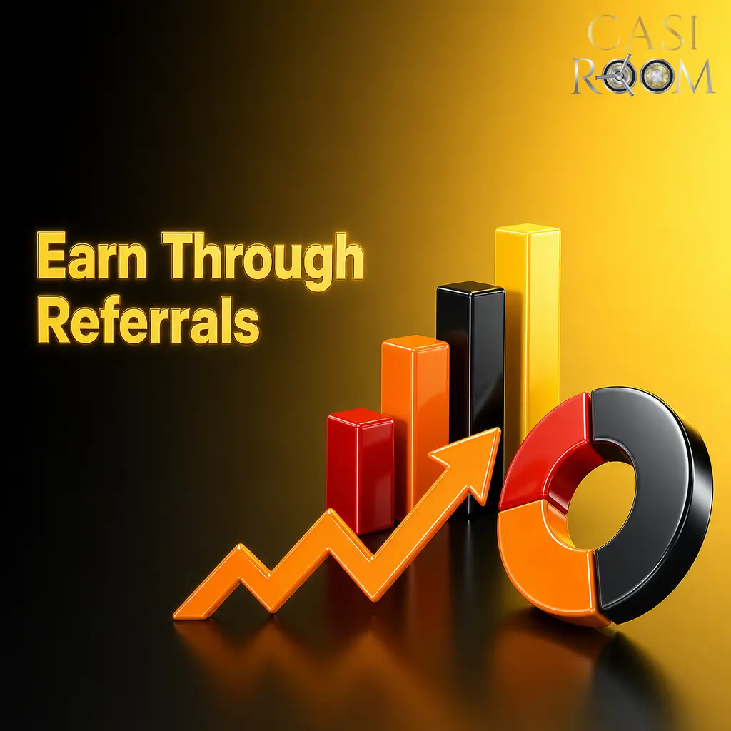 Earn commissions through player referrals in the Casiroom affiliate program via CPA and revenue share models.