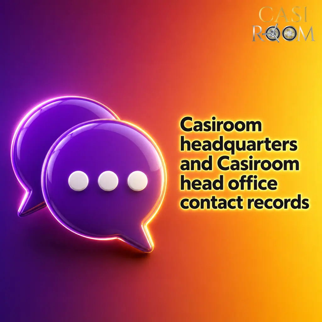 Casiroom head office and 24/7 support contact options for account, payment, casino and safer gambling help
