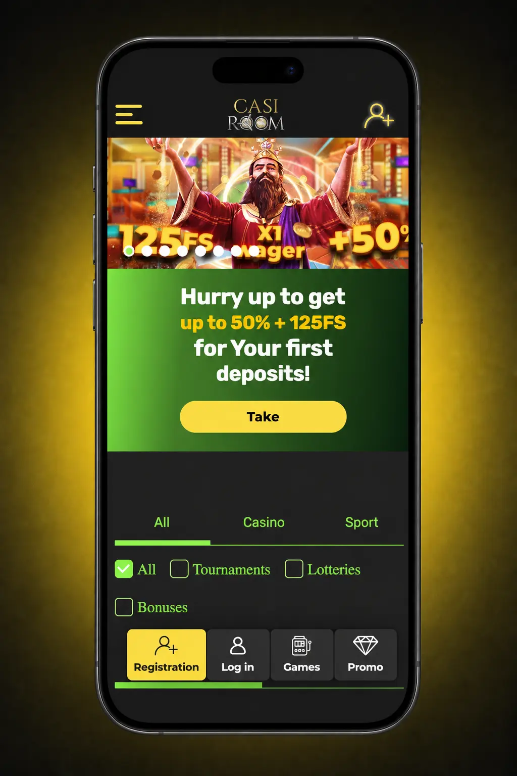 Casiroom sign up steps for UK players showing registration details, GBP selection and email or SMS confirmation